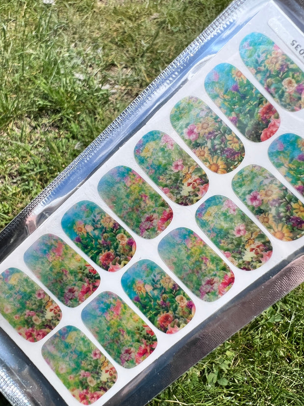 Fairy Garden - Premium Nail Polish Wraps