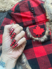 Buffalo Plaid - Nail Polish Wraps