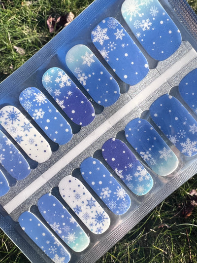 Winter Blues - Nail Polish Wraps