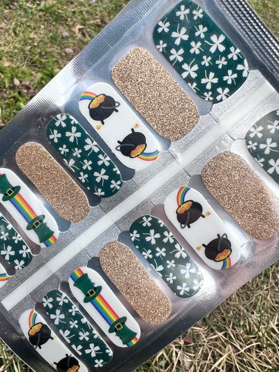 Pot of Gold Nail Polish Wraps