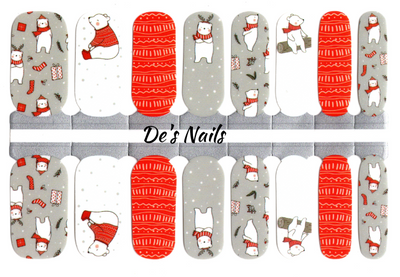 Beary Beautiful - Nail Polish Wraps