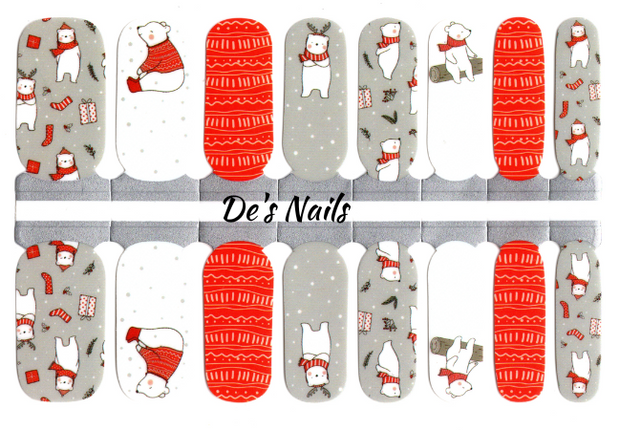 Beary Beautiful - Nail Polish Wraps