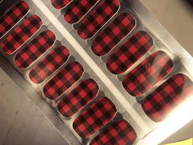 Buffalo Plaid - Nail Polish Wraps