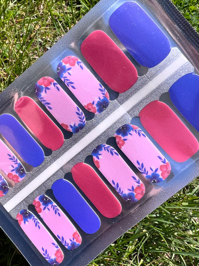 Fab Flores-  Nail Polish Wraps