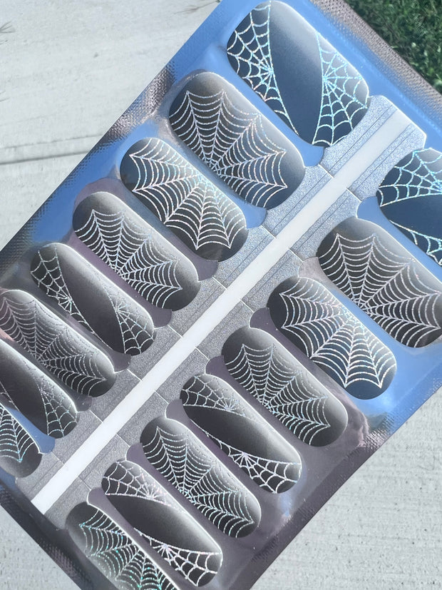 Holo Web - Designer Nail Polish Wraps