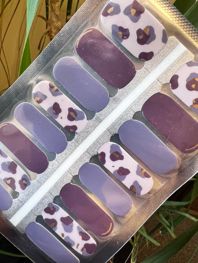 Primal Purple Nail Polish Wraps