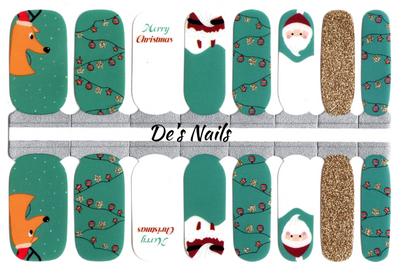 Joy to the World Nail Polish Wraps