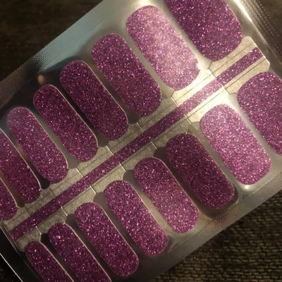 Purple Sparkle - Nail Polish Wraps
