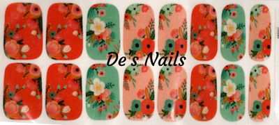 Flower Power Premium Nail Polish Wraps