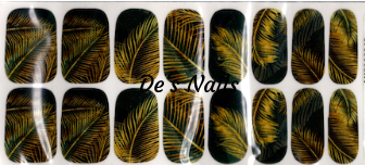 Night Fern - Premium Nail Polish Wraps