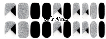 Puttin’ on the Glitz - Semi Transparent Semi-Cured Gel Nail Wraps