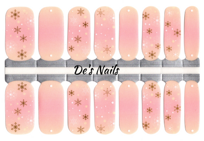 Snow Boomer - Semi-Transparent Nail Polish Wraps