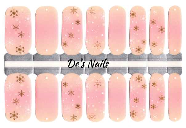 Snow Boomer - Semi-Transparent Nail Polish Wraps