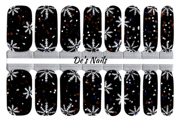 Snow Glitz - Nail Polish Wraps