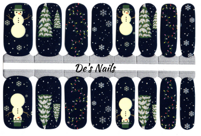 Snow Day Fun - Nail Polish Wraps