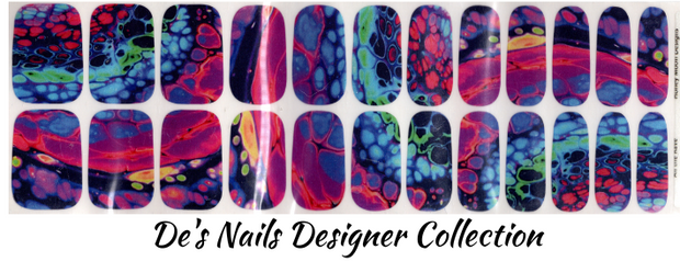 All the Rave- Designer Premium Nail Polish Wraps