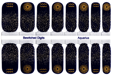 Aquarius -   Designer Nail Polish Wraps