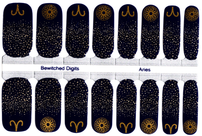 Aries -  Designer Nail Polish Wraps