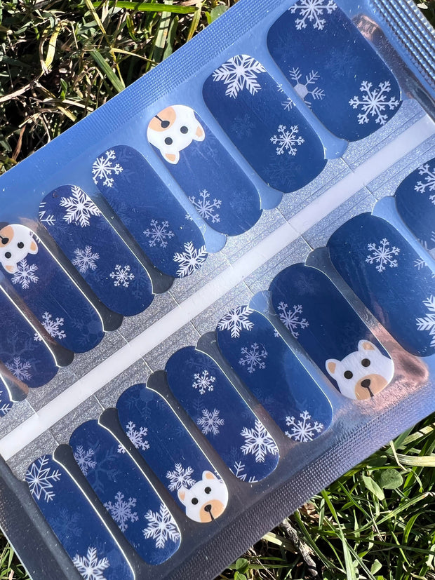 Beary Snowy - Nail Polish Wraps