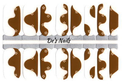 Chocolate Dipped - Clear Overlay - Nail Polish Wraps