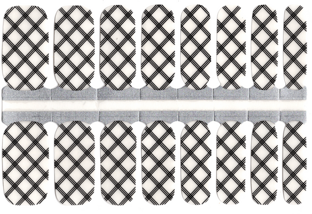 Criss Cross Clear Sauce - Clear Overlay Nail Polish Wraps