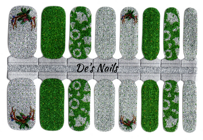 Deck the Halls - Nail Polish Wraps