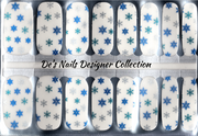 Snowflake - Clear Overlay Designer Nail Polish Wraps