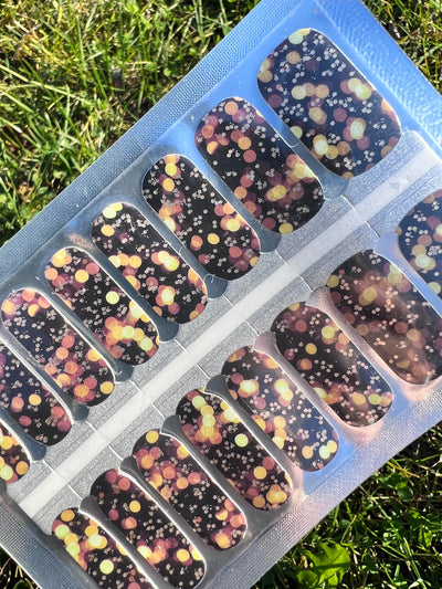 Disco Lights Nail Polish Wraps