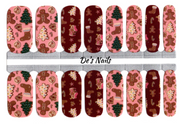 Gingerbread Time Nail Polish Wraps