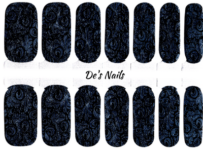 Leather and Lace - Nail Polish Wraps