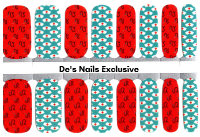 Healthcare Hero  - De’s Nails Exclusive Nail Polish Wraps