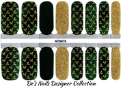 Golden Holly Designer Nail Polish Wraps