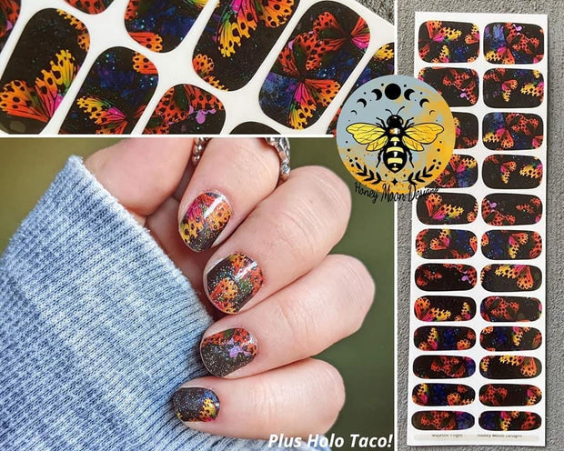 Majestic Flight - Designer Premium Nail Polish Wraps