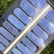 Blue Mermaid - Clear Overlay Nail Polish Wraps