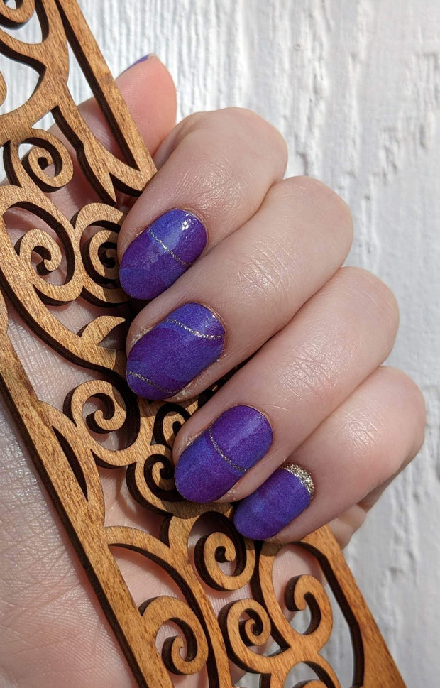 Purple Illusion - Nail Polish Wraps