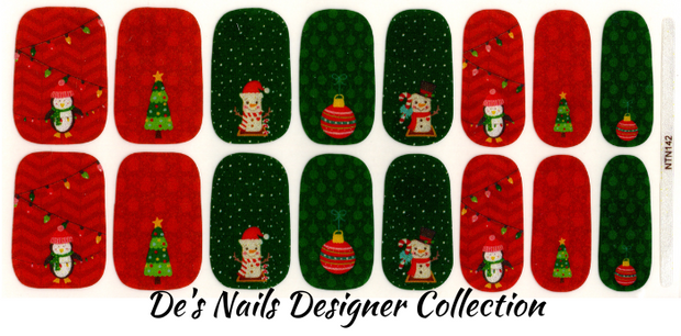 Joys of the Holidays  - Designer Premium Nail Polish Wraps