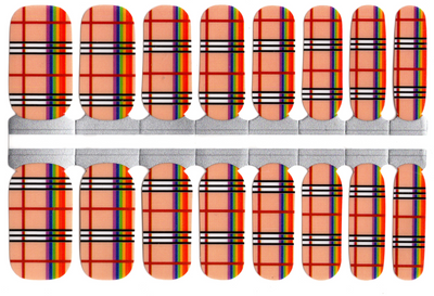 Mad about Plaid Nail Polish Wraps