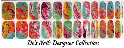 Make a Splash - Designer Premium Nail Polish Wraps