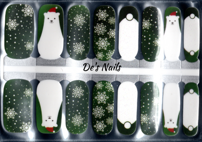 Polar Bear Plunge Nail Polish Wraps