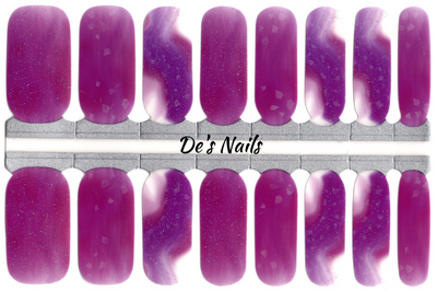 Purple Haze - Semi-Transparent Nail Polish Wraps