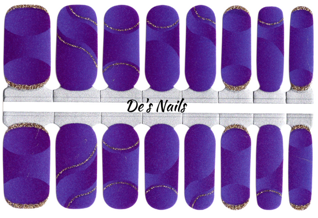 Purple Illusion - Nail Polish Wraps