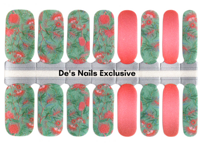 Queens Garden -  De’s Nails Exclusive Nail Polish Wraps