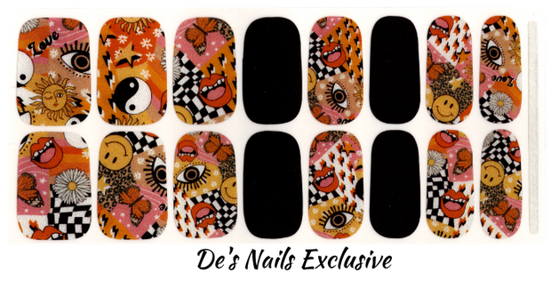 Smells Like Teen Spirit - De’s Nails Exclusive Premium Nail Polish Wraps