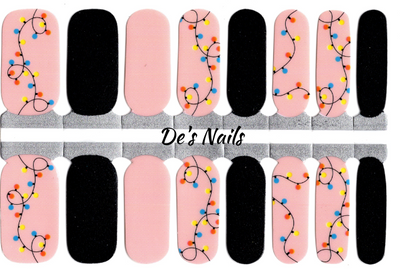 String of Lights - Nail Polish Wraps