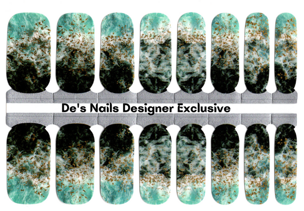 Tides of Marble -  De’s Nails Exclusive Nail Polish Wraps