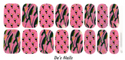 Tickled Pink Toucan - De’s Nails Exclusive Premium Nail Polish Wraps