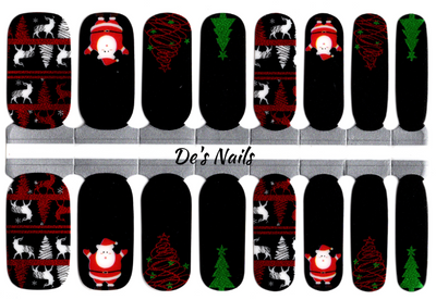 ‘Twas the Night  Before Christmas - Nail Polish Wraps