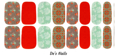Velvetine - De’s Nails Exclusive Premium  Nail Polish Wraps