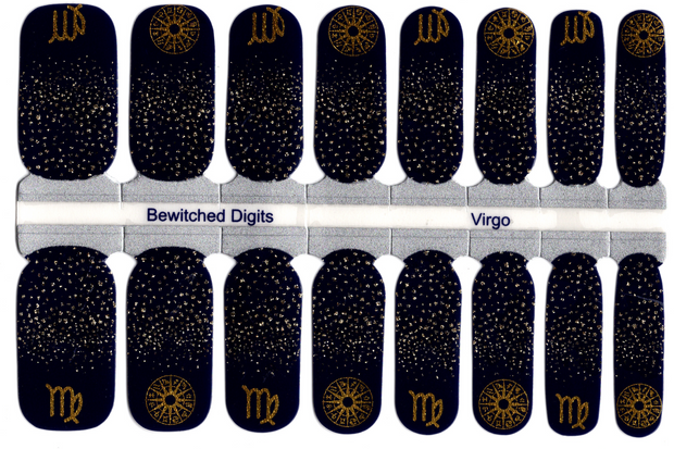 Virgo -  Designer Nail Polish Wraps